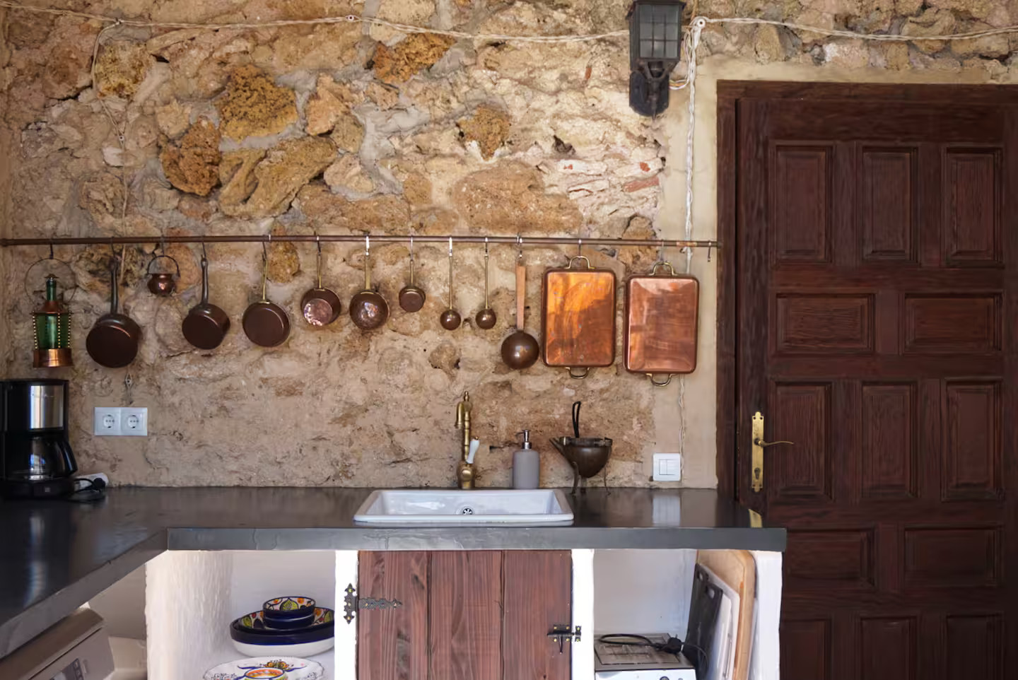 cuisine mur de pierres décoration rustique chic cuisine mur de pierres décoration rustique chic
