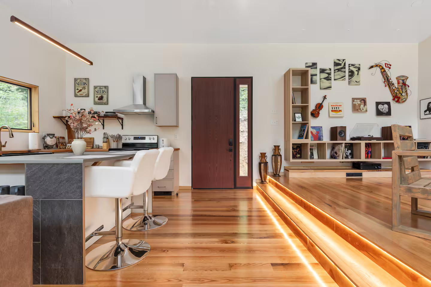 cuisine ouverte maison Le Gramophone