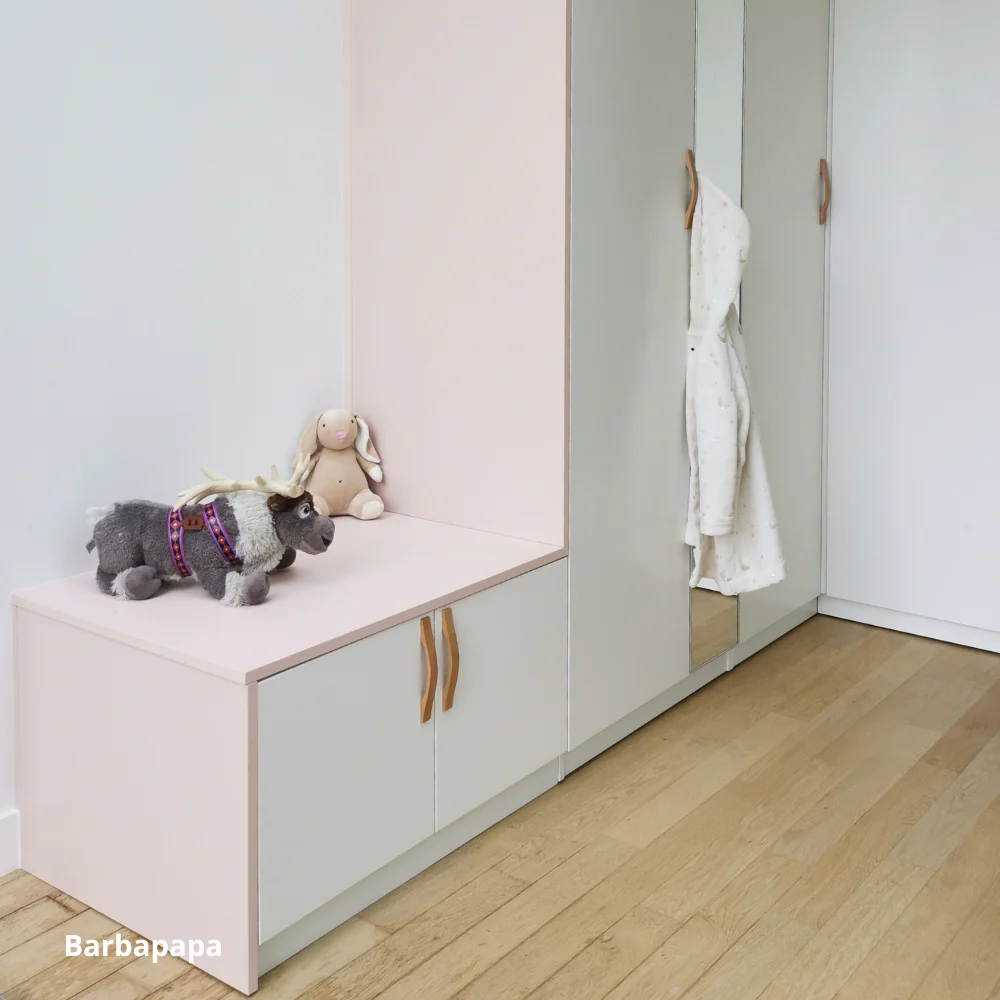 armoire Pax personnalisée par Studio Couleur 