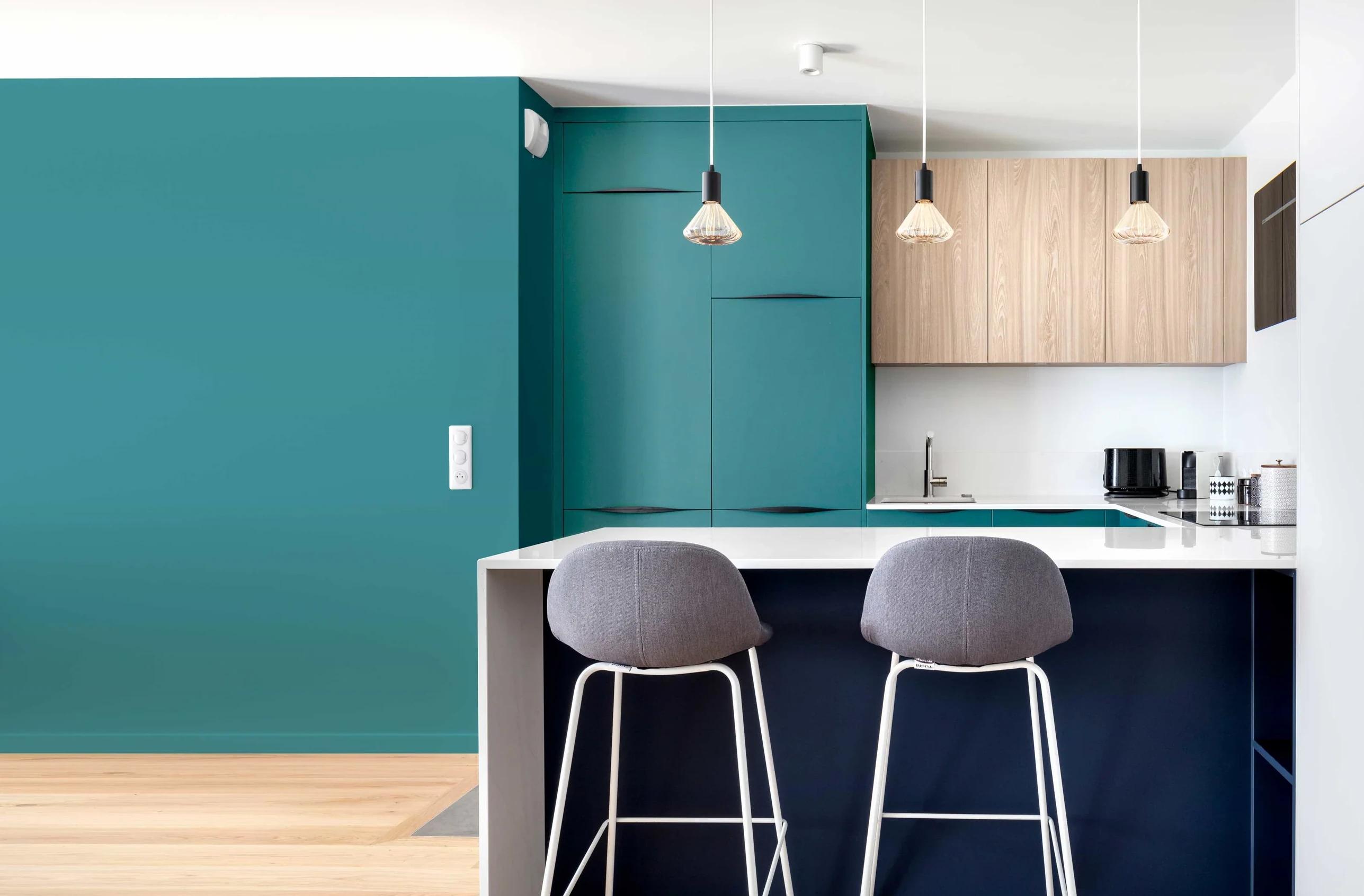 cuisine IKEA personnalisée par Studio Couleur 