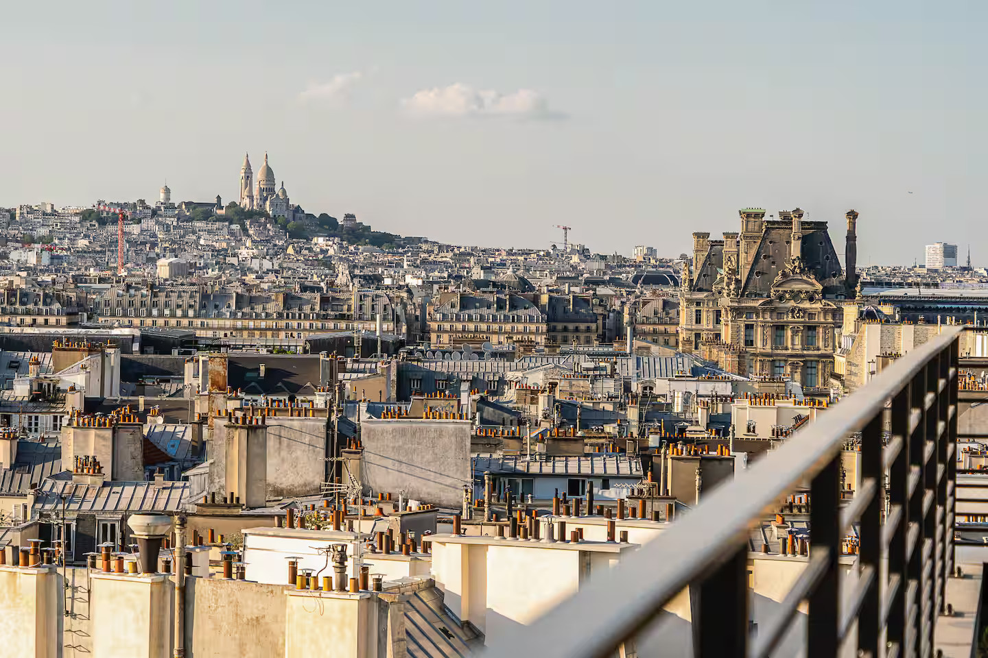 terrasse sur le toit vue Paris 360°