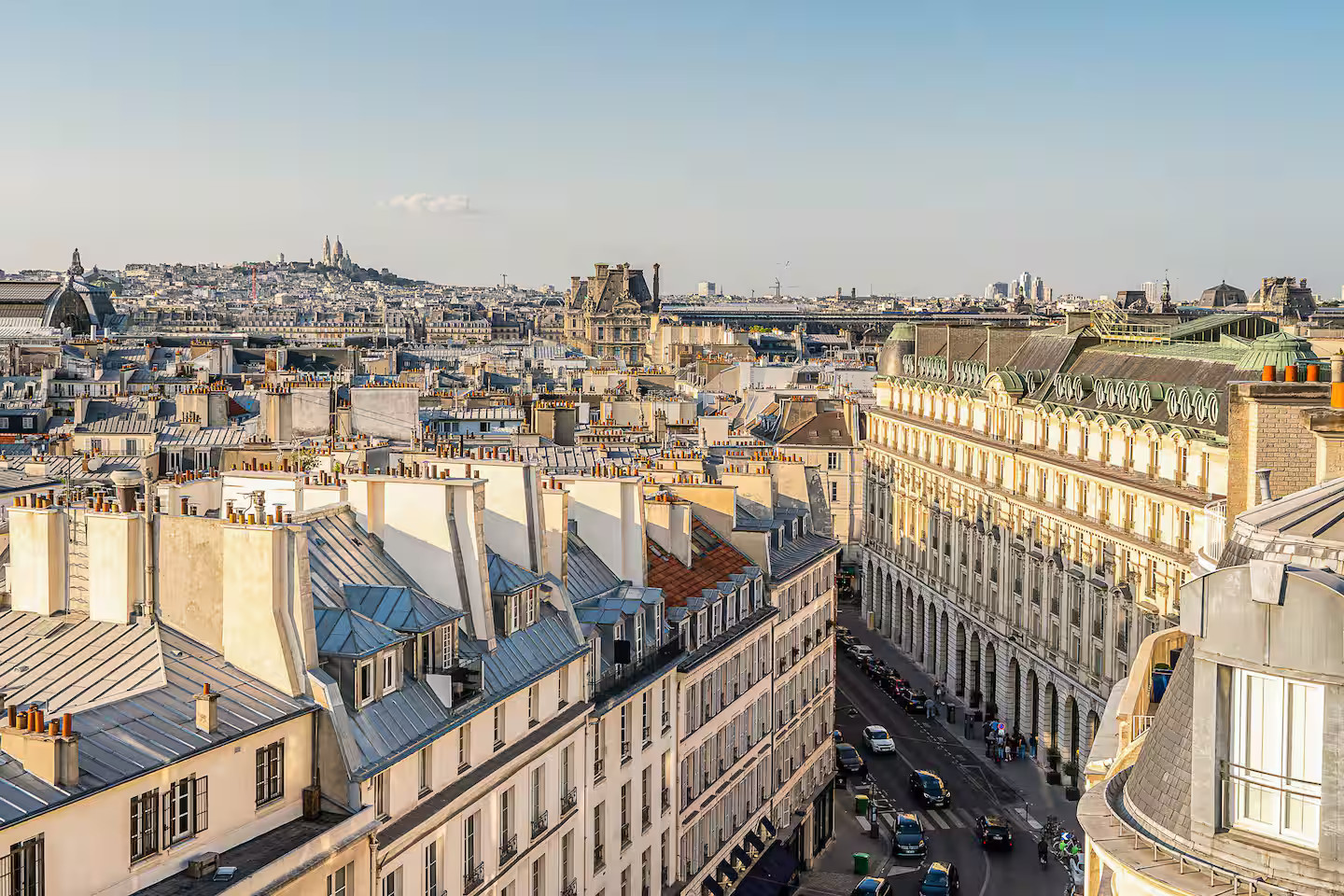 terrasse sur le toit vue Paris 360°