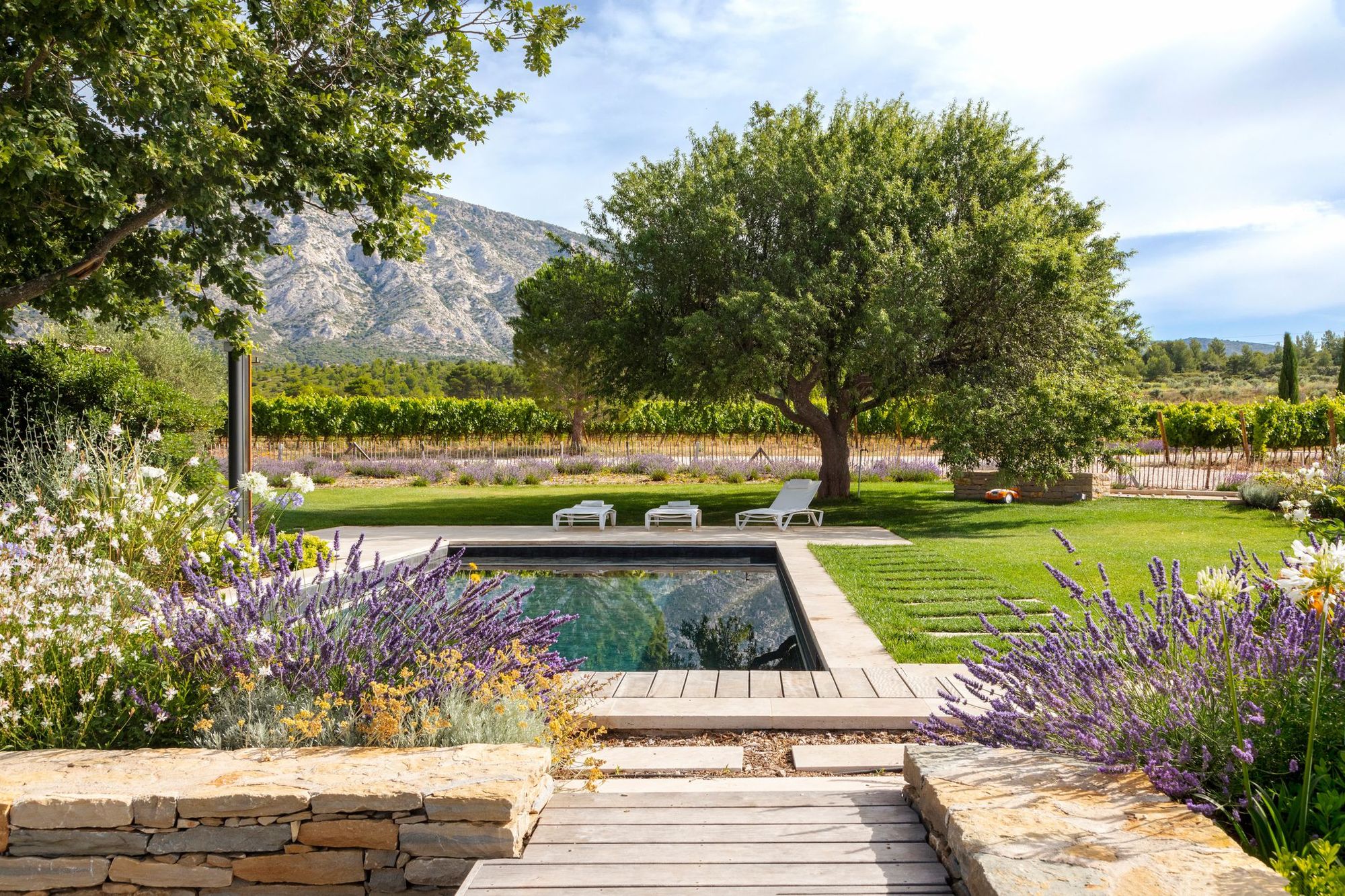 jardin avec piscine Provence jardin avec piscine Provence