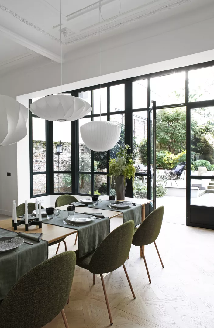 salle à manger décoration contemporaine