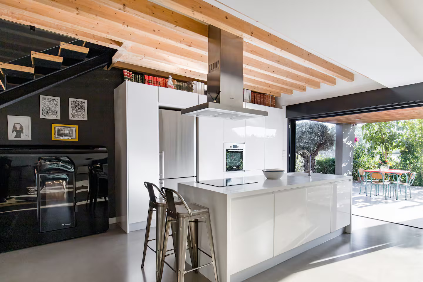 cuisine ouverte maison contemporaine
