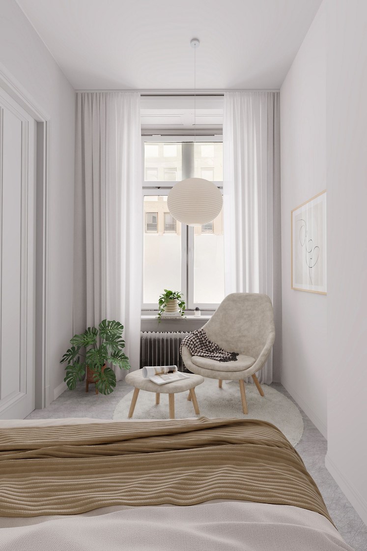 chambre beige