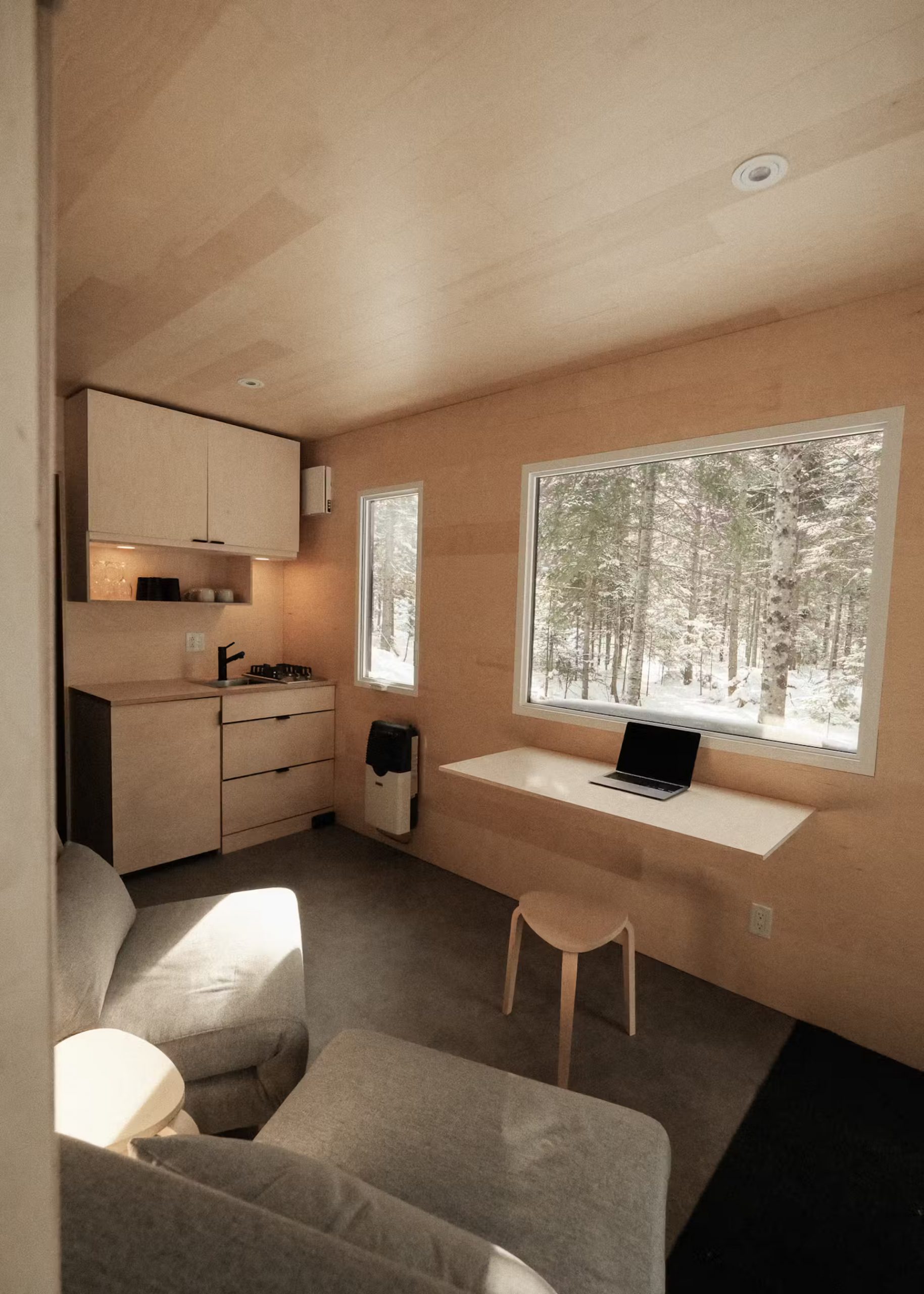 intérieur petite maison 31m2 Go-Box intérieur petite maison 31m2 Go-Box