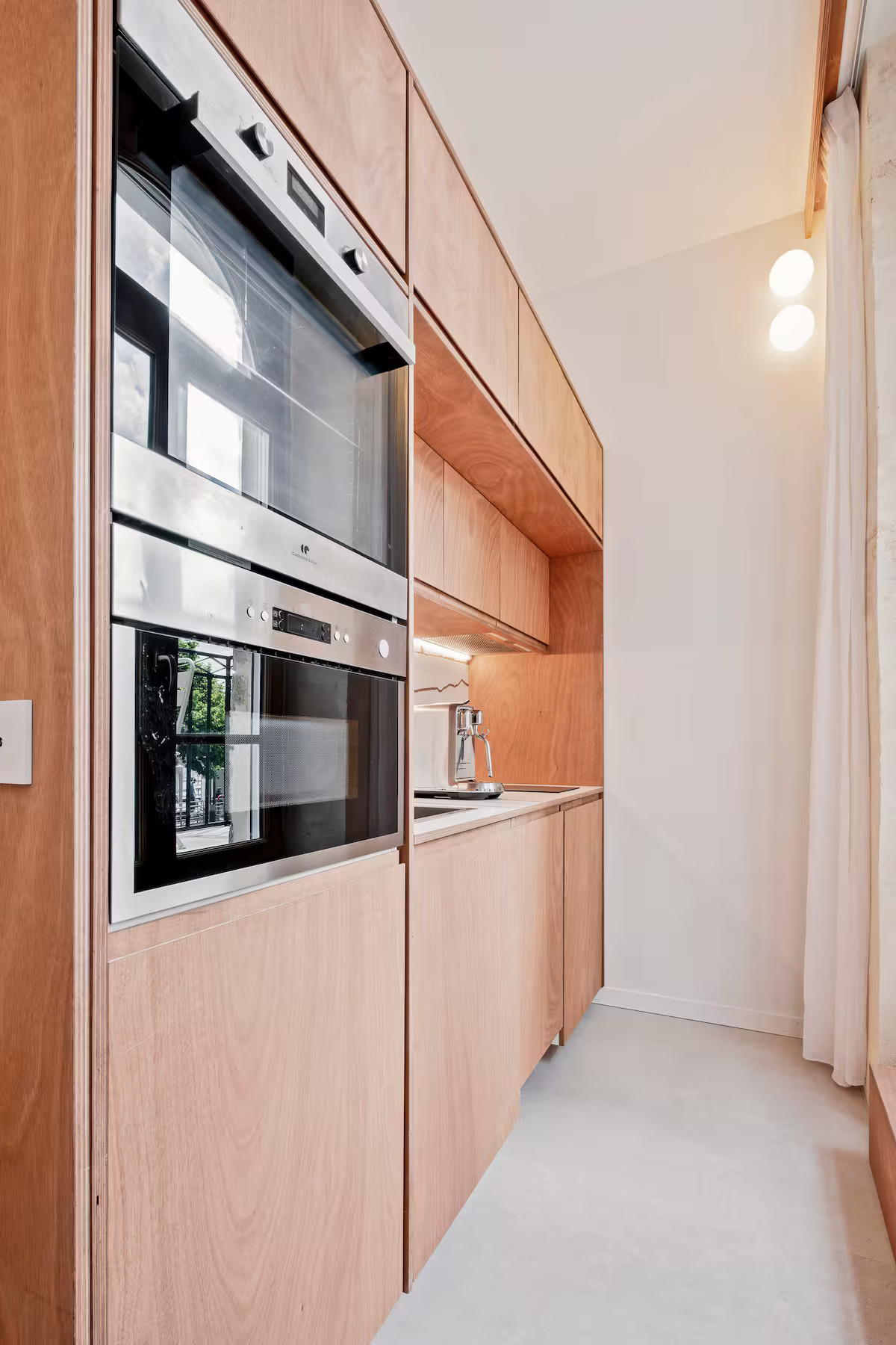 cuisine bois design studio 32m2 Bordeaux