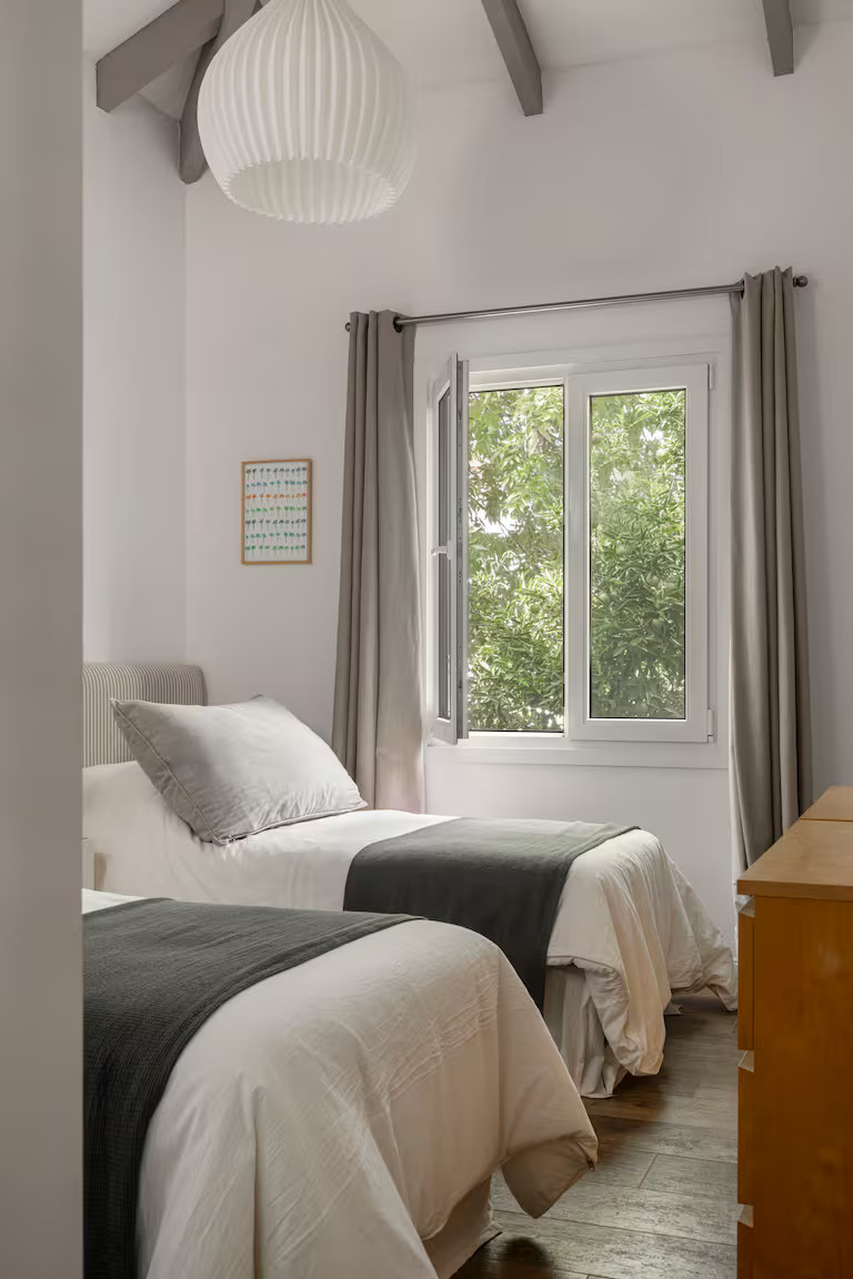 chambre à deux lits