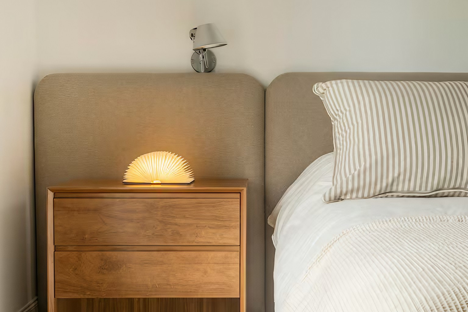 chambre décoration naturelle et contemporaine