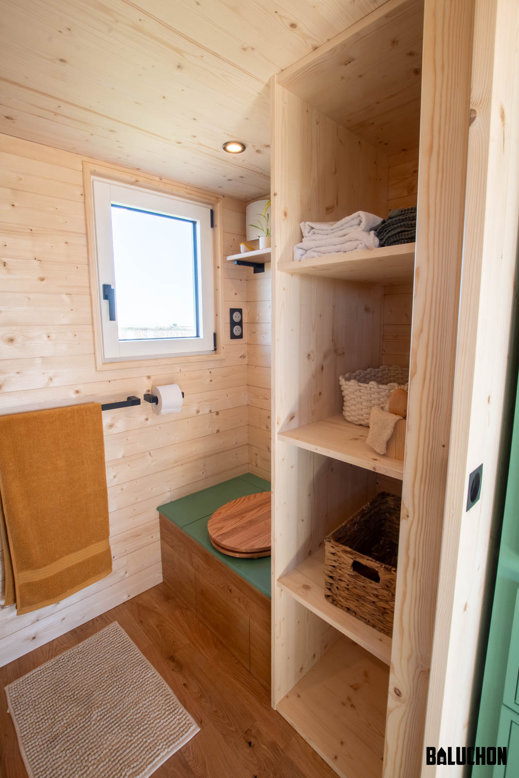 intérieur mini maison mobile Baluchon
