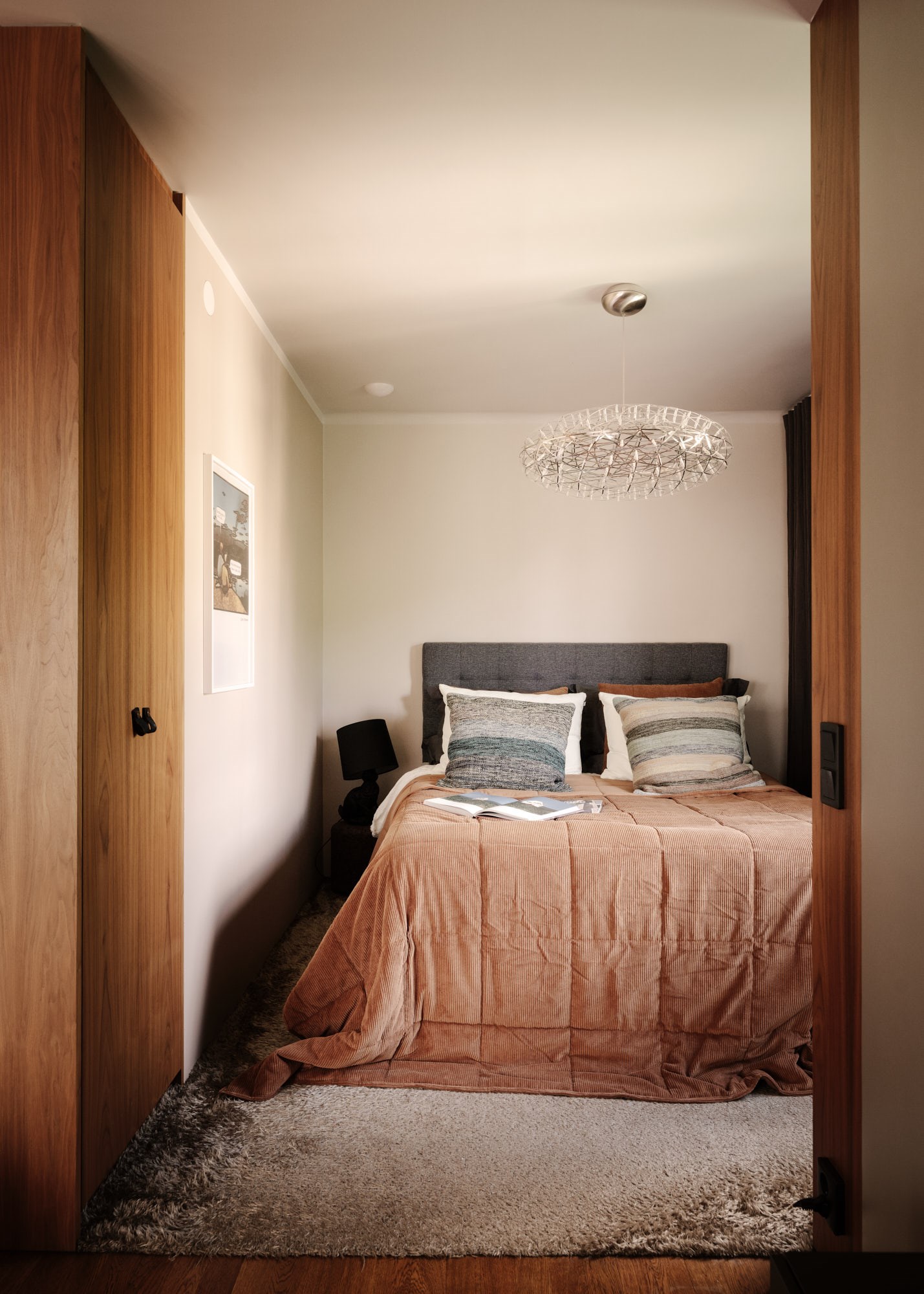 studio 42m2 avec alcôve décoration design bois et gris studio 42m2 avec alcôve décoration design bois et gris