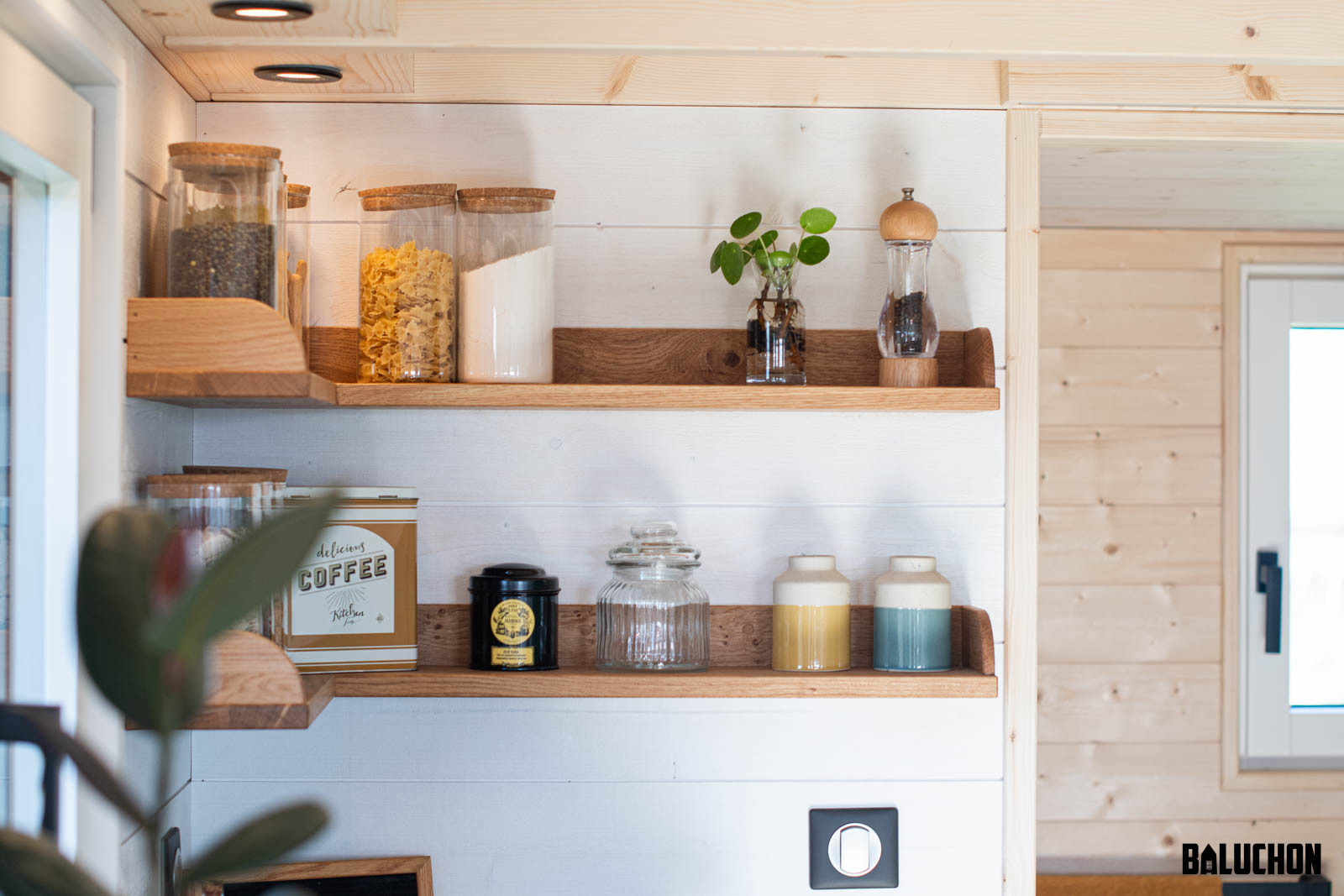 intérieur mini maison mobile Baluchon