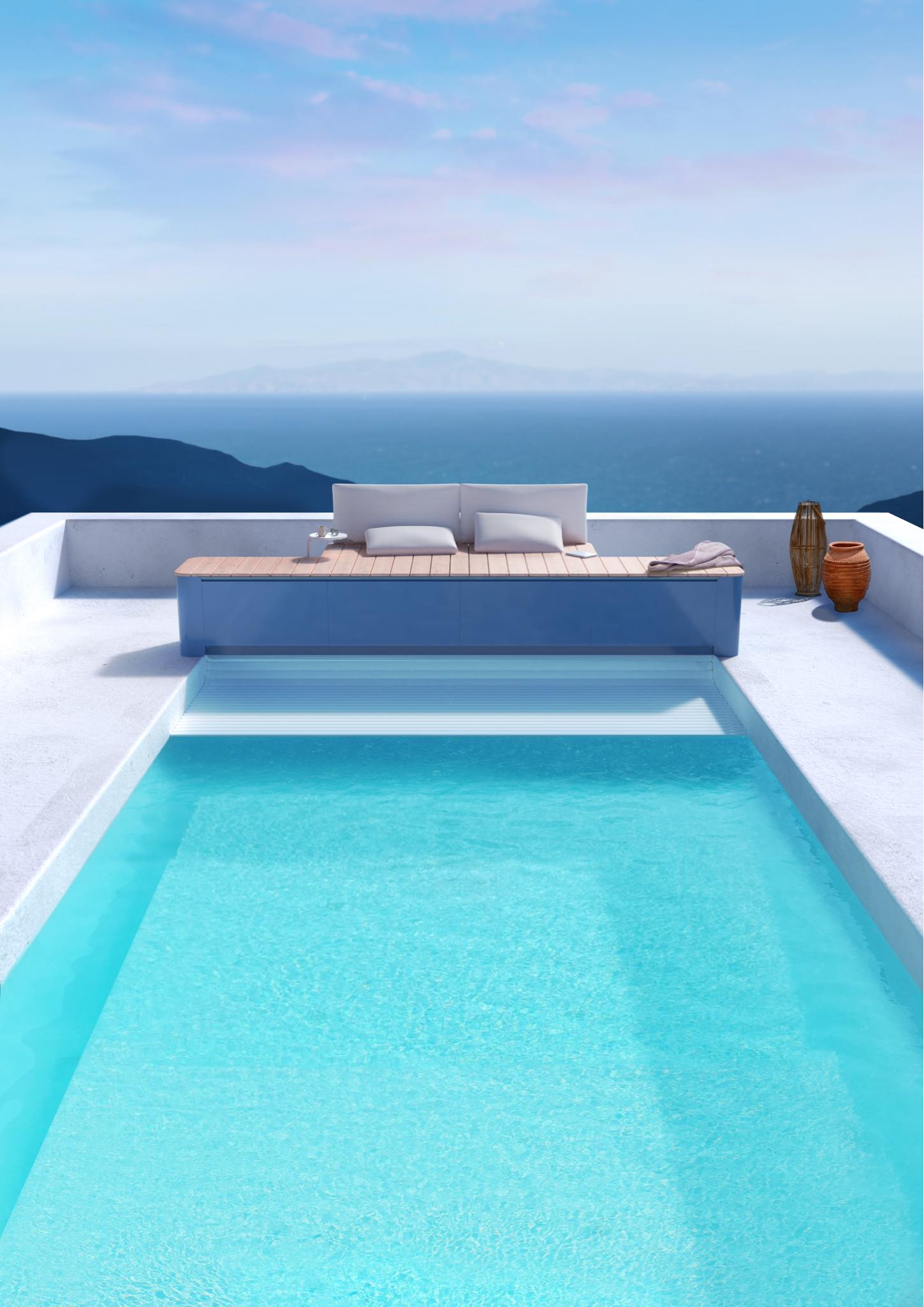 bench cover 400 piscine par Maytronics