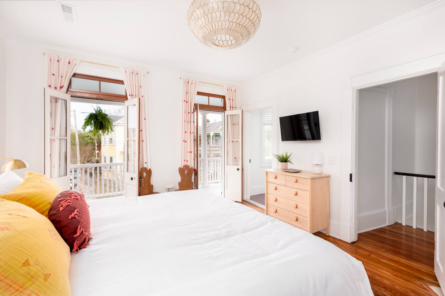 chambre maison de ville Boho Rosa House Charleston chambre maison de ville Boho Rosa House Charleston