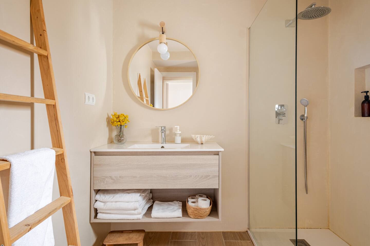 salle de bain décoration naturelle Sa Briseta salle de bain décoration naturelle Sa Briseta