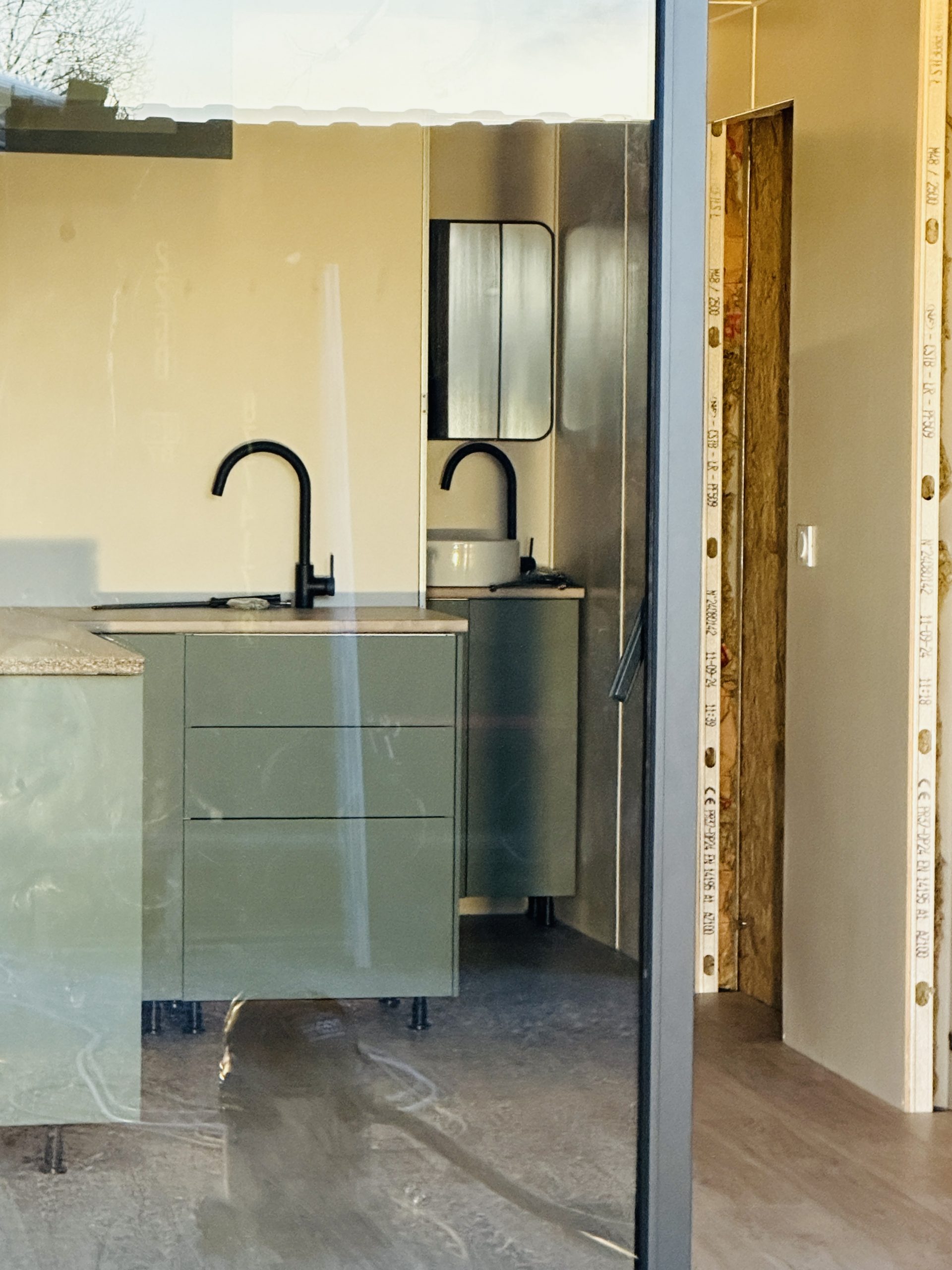 salle de bain design verte Dune Loft salle de bain design verte Dune Loft
