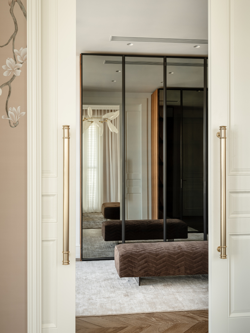 dressing avec portes miroir