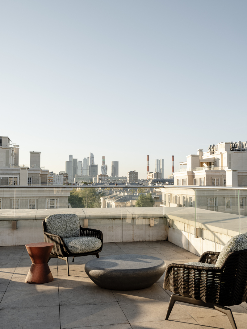 grande terrasse en plein ciel