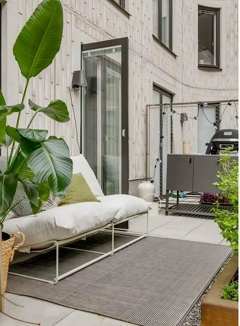 terrasse patio appartement en duplex