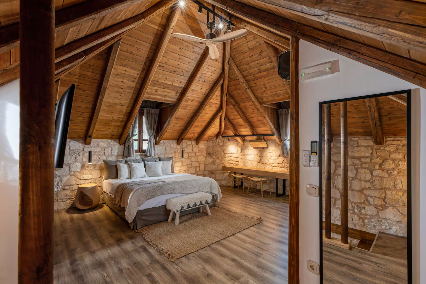 chambre mansardée Sunshine Villa