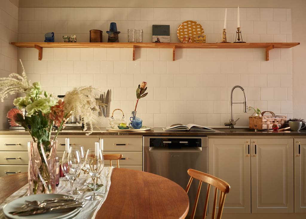 cuisine appartement vintage de 69m2