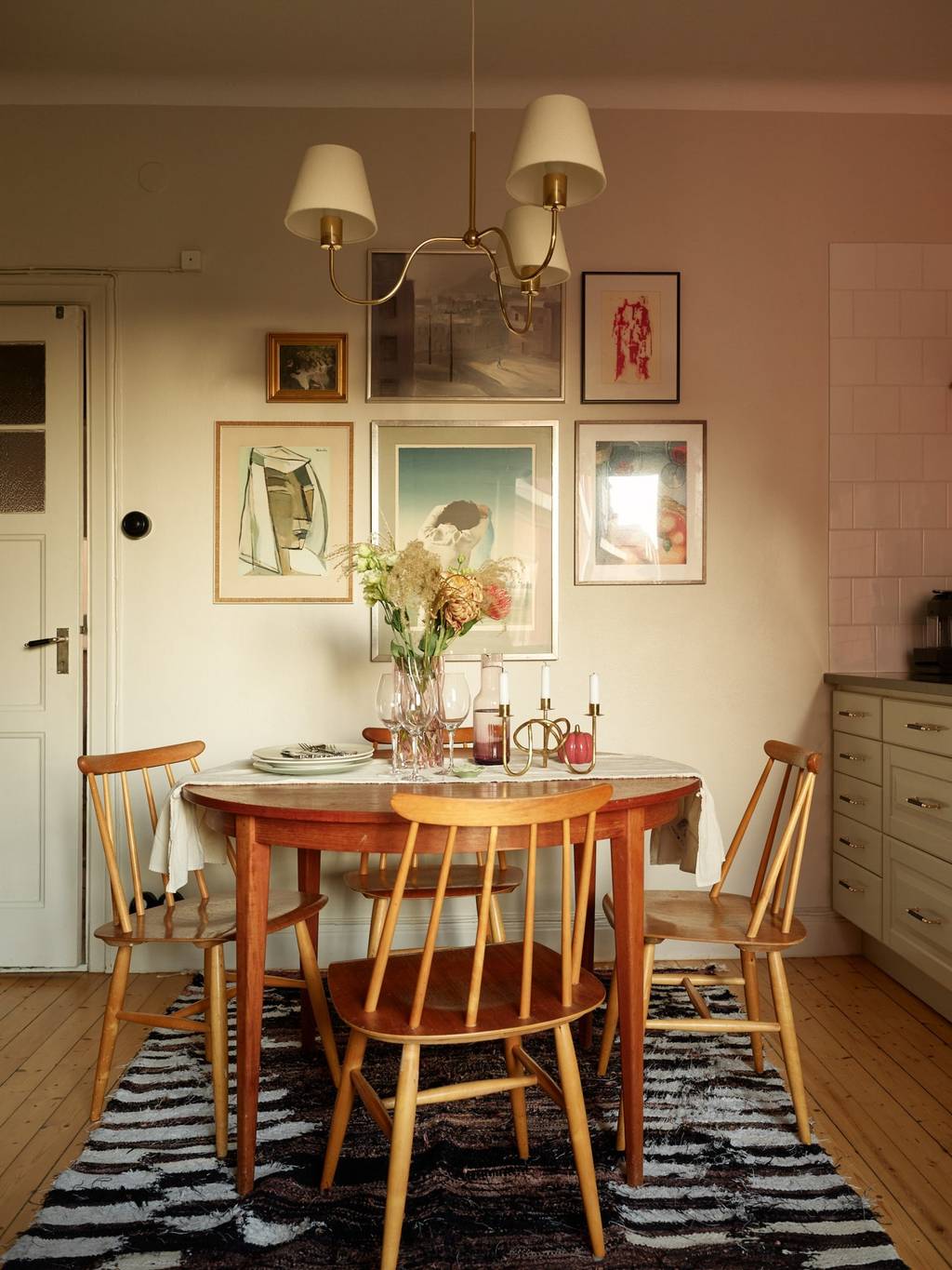 cuisine appartement vintage de 69m2