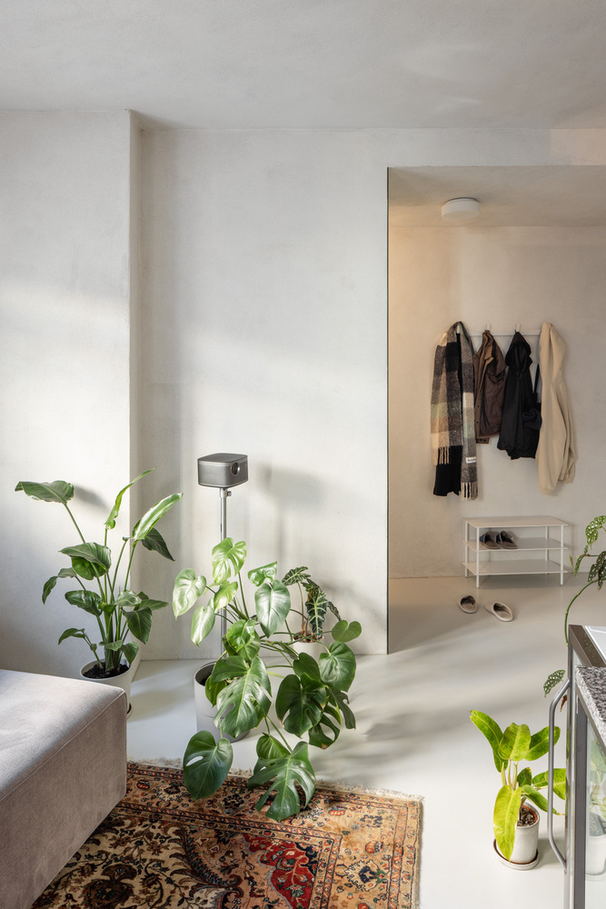 entrée petit appartement 35m2 studio rénové