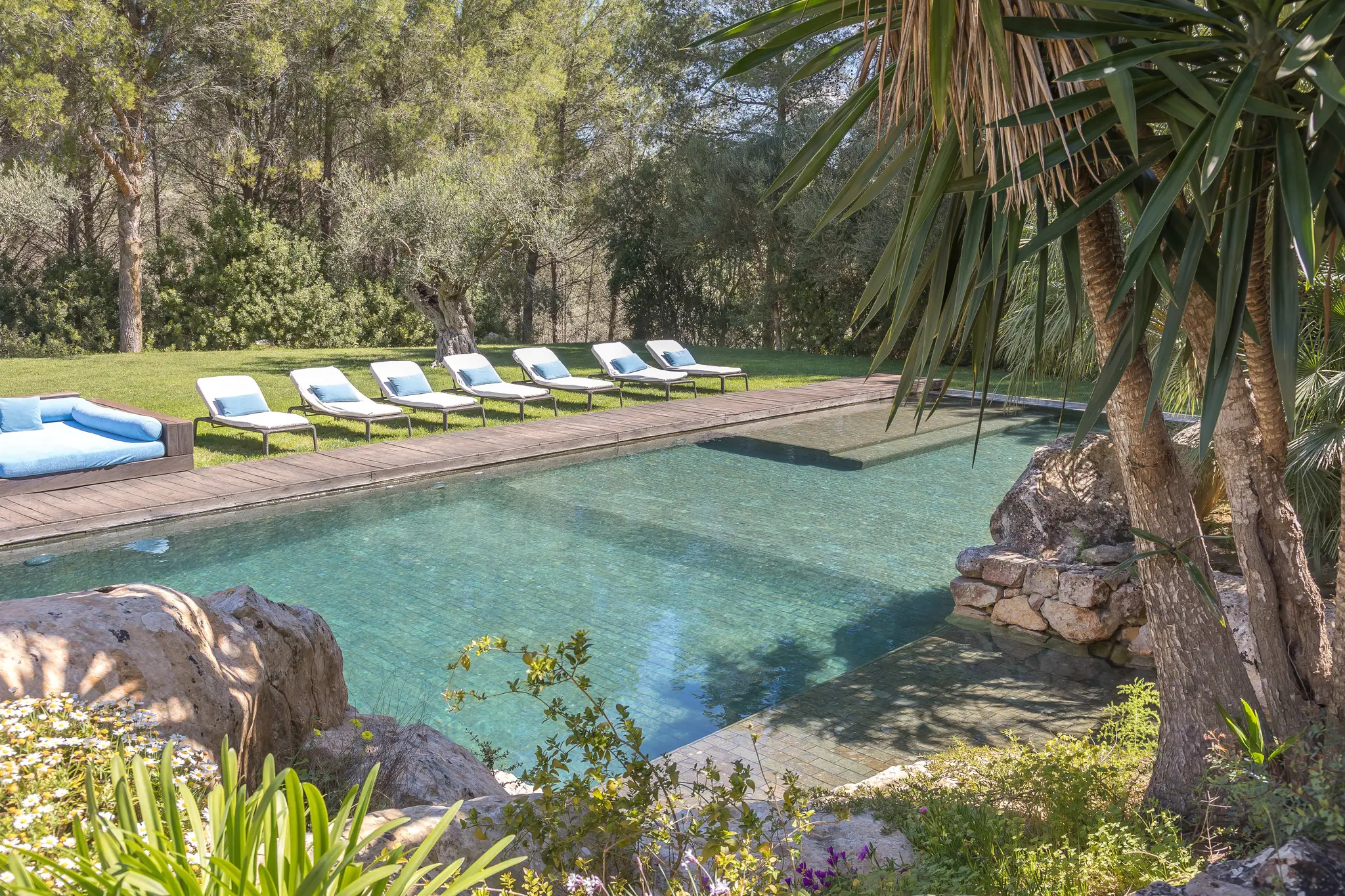 piscine maison Ibiza