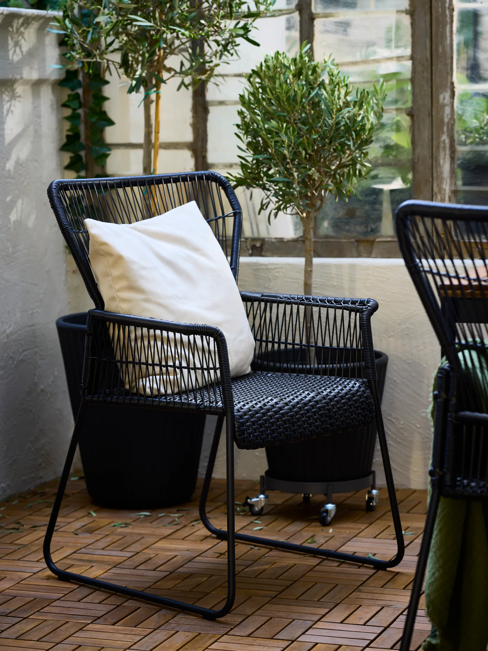 terrasse en ville aménagée par IKEA