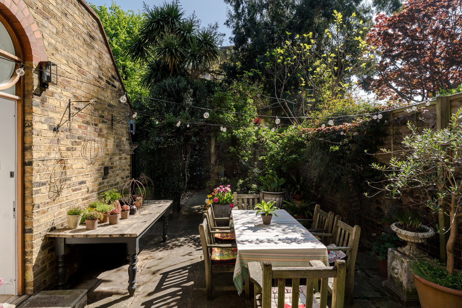 jardin avec terrasse maison de ville Londres jardin avec terrasse maison de ville Londres