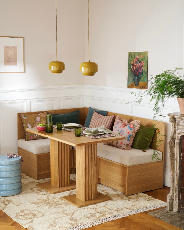 espace repas avec banc d espace repas avec banc d'angle coffre