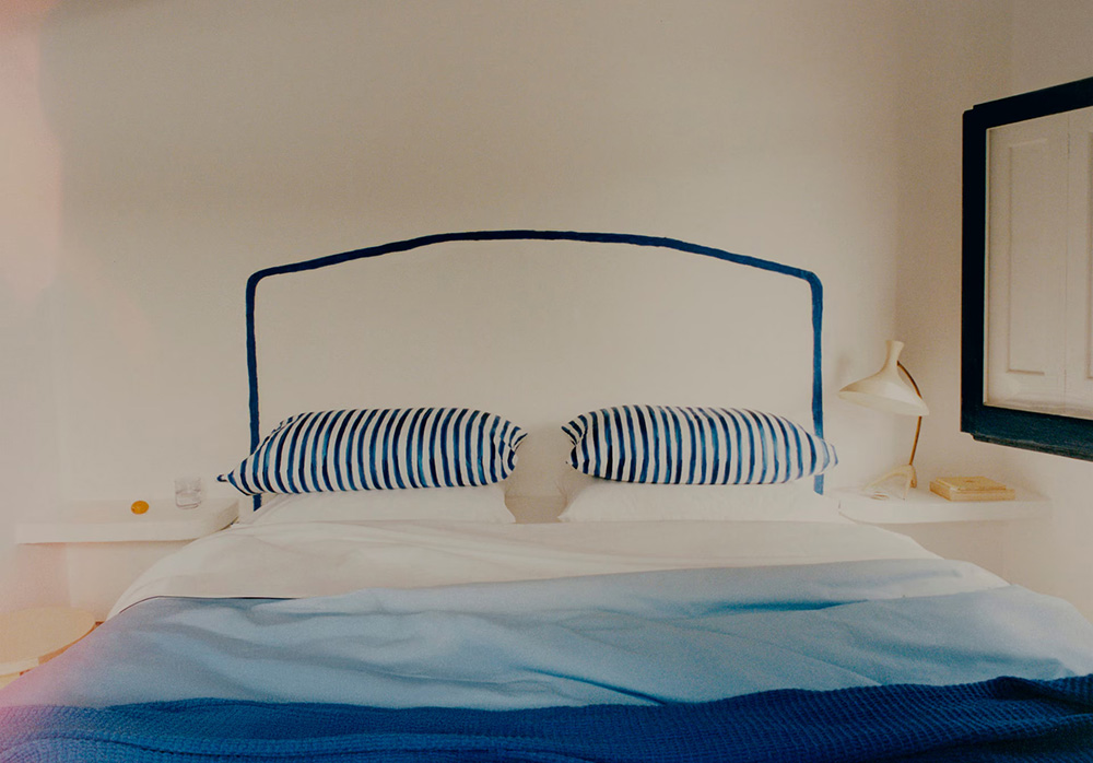 chambre maison décoration bleue et blanche chambre maison décoration bleue et blanche