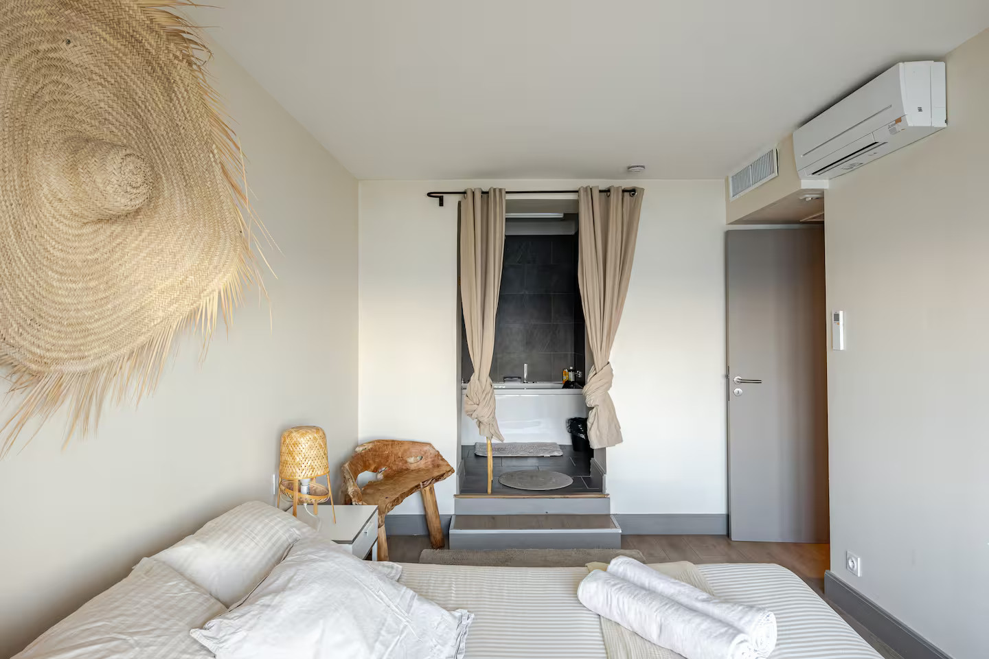 chambre décoration naturelle avec salle de bain chambre décoration naturelle avec salle de bain