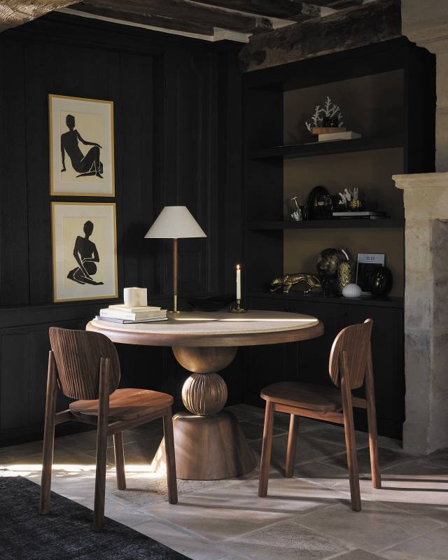 salle à manger table ronde
