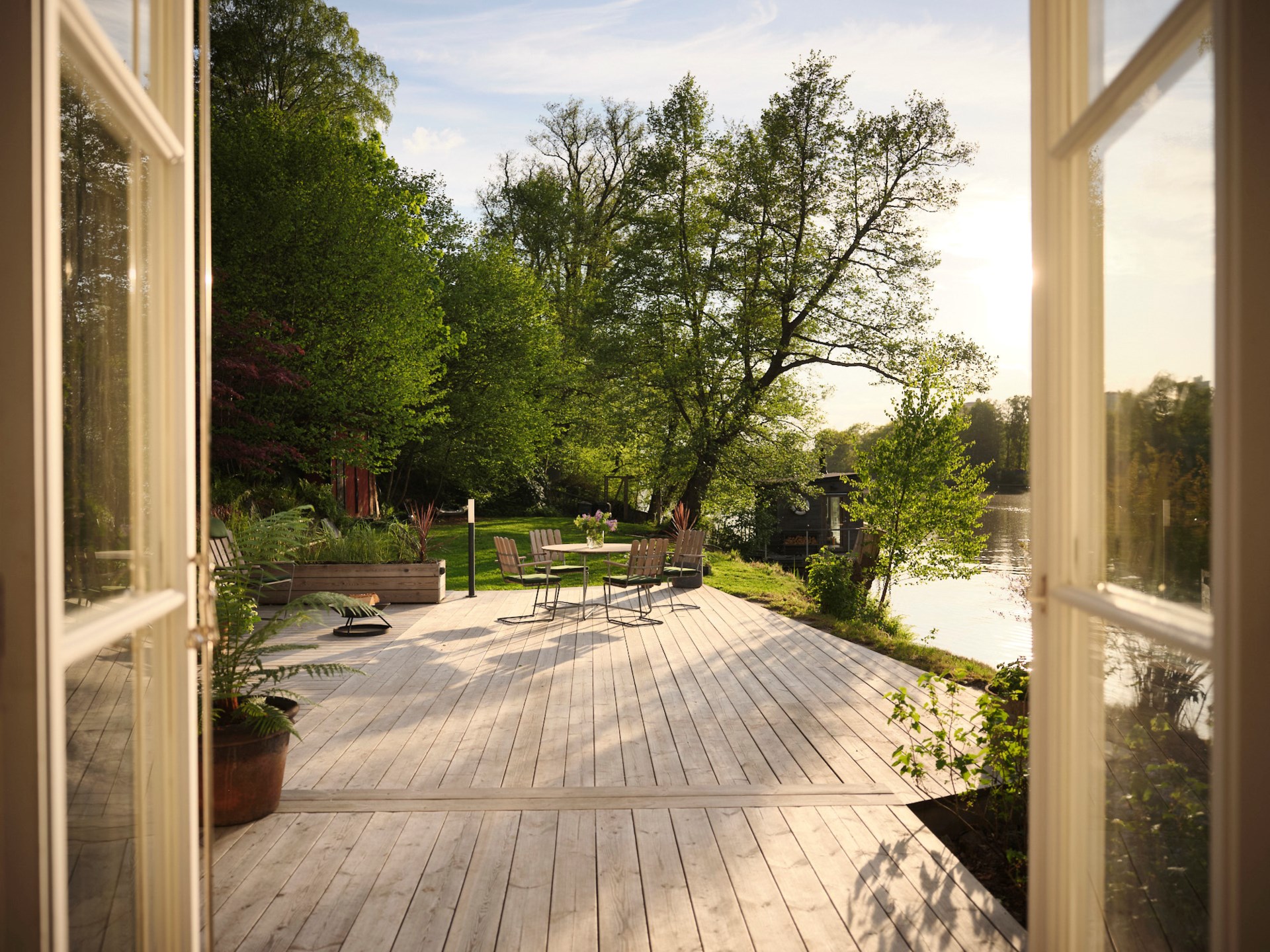 terrasse bois maison Nacka Suède terrasse bois maison Nacka Suède
