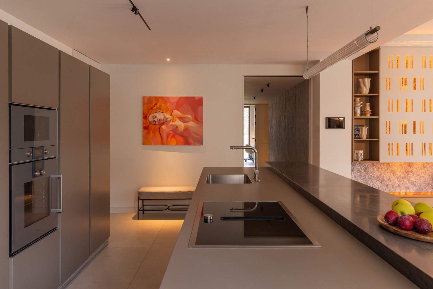 cuisine ouverte appartement 180m2 décoration contemporaine cuisine ouverte appartement 180m2 décoration contemporaine