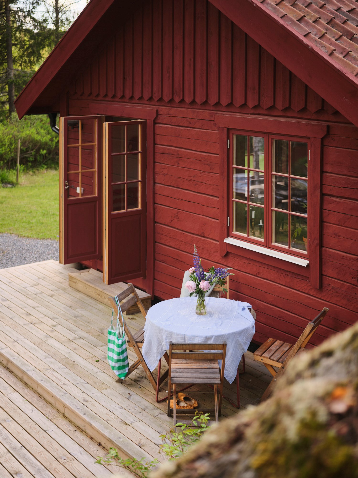 maison bois rouge Suède maison bois rouge Suède