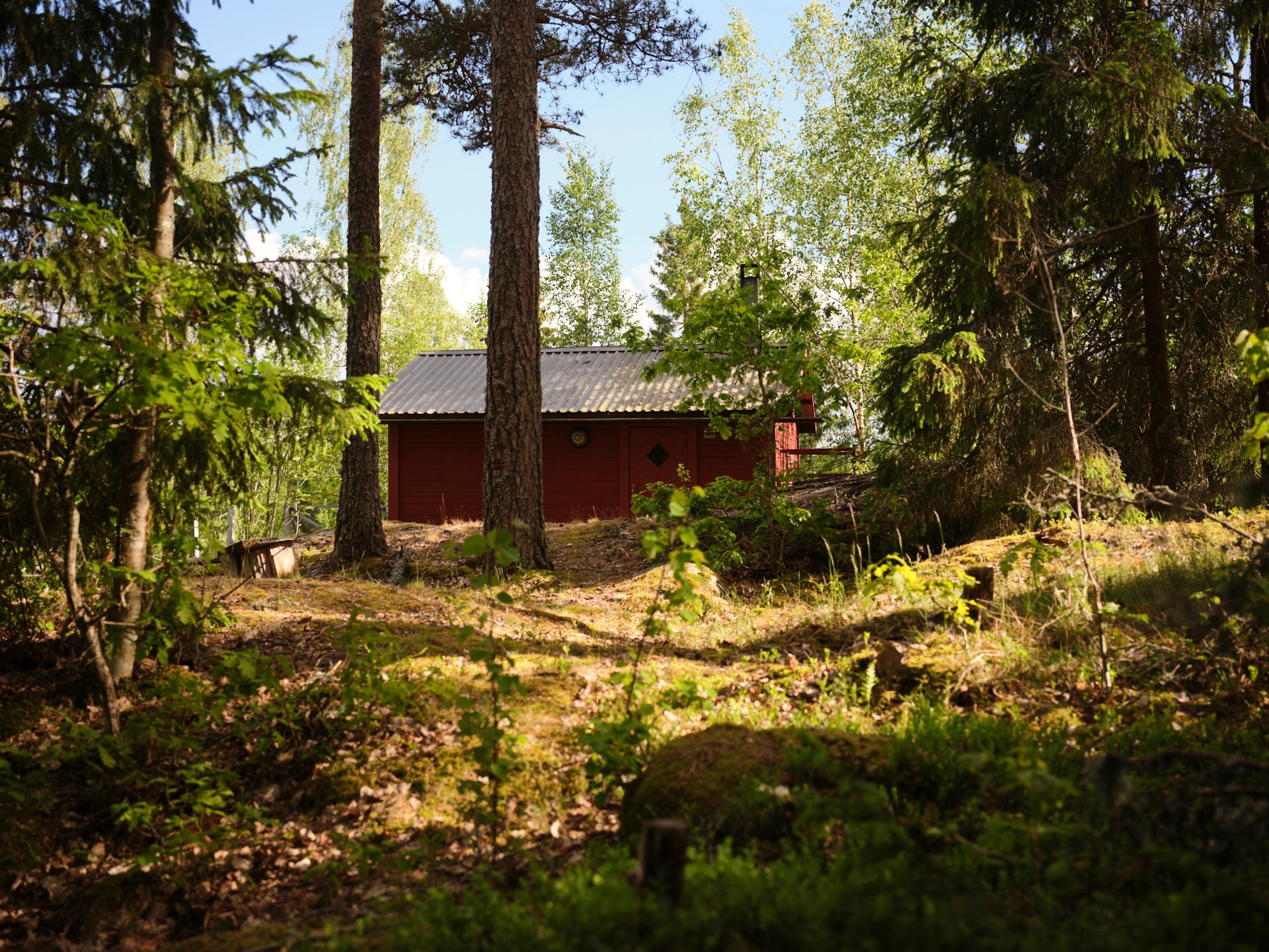 maison bois rouge Suède maison bois rouge Suède