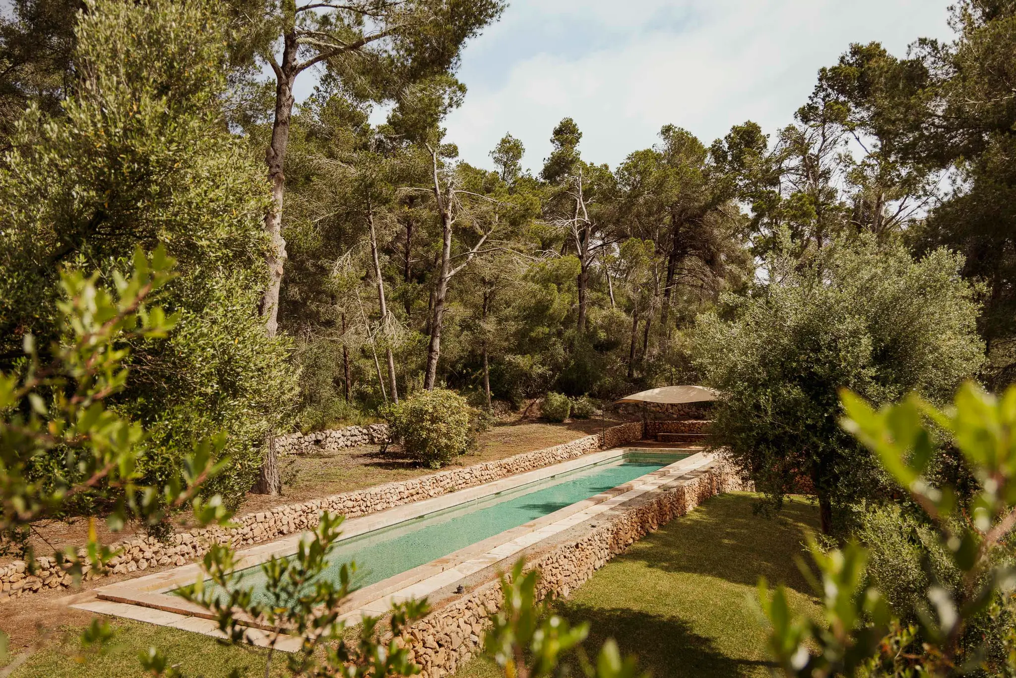 piscine maison en pierres Majorque Ses Aigos