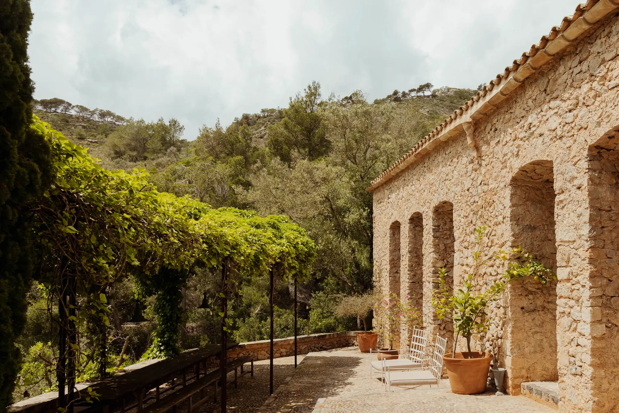 maison en pierres Majorque Ses Aigos