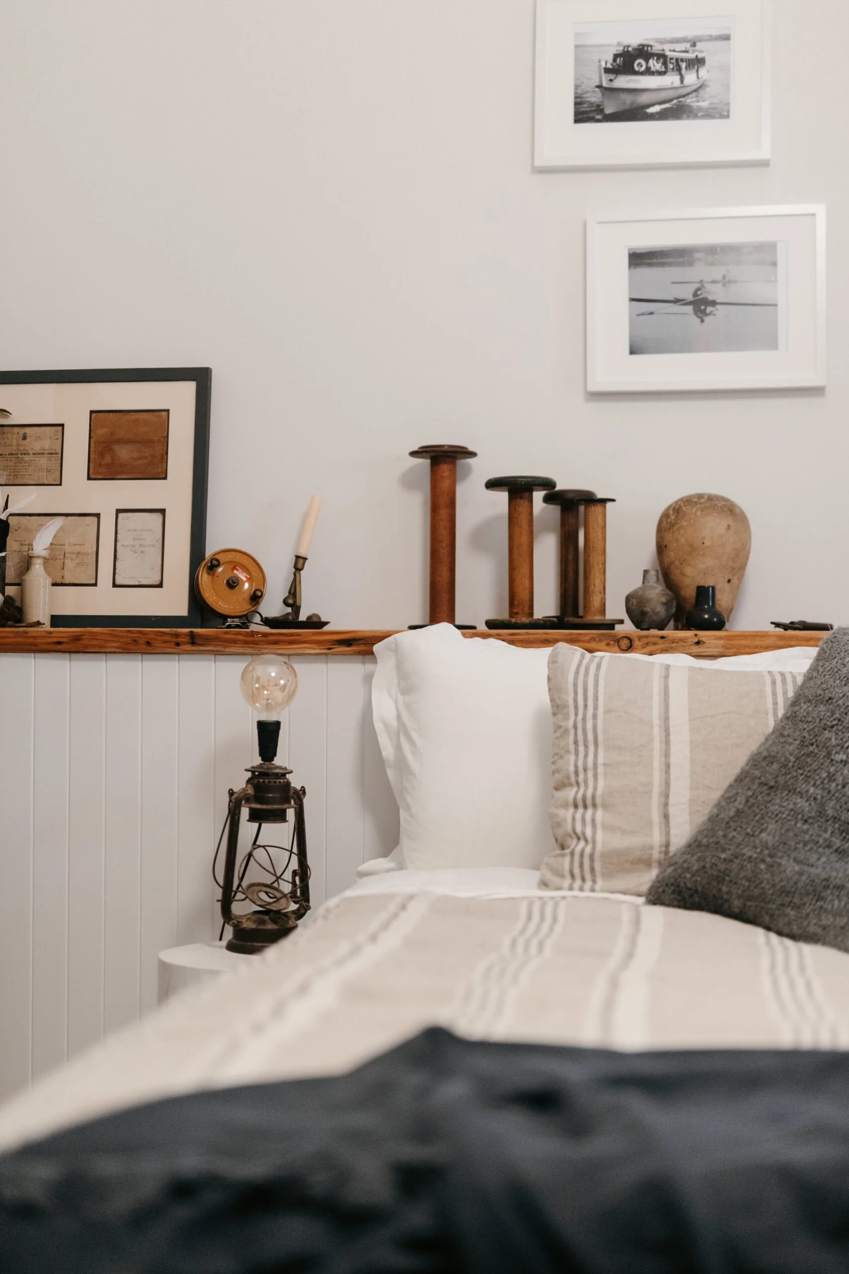 chambre décoration rustique chic Simpson Cottage Bundeena chambre décoration rustique chic Simpson Cottage Bundeena