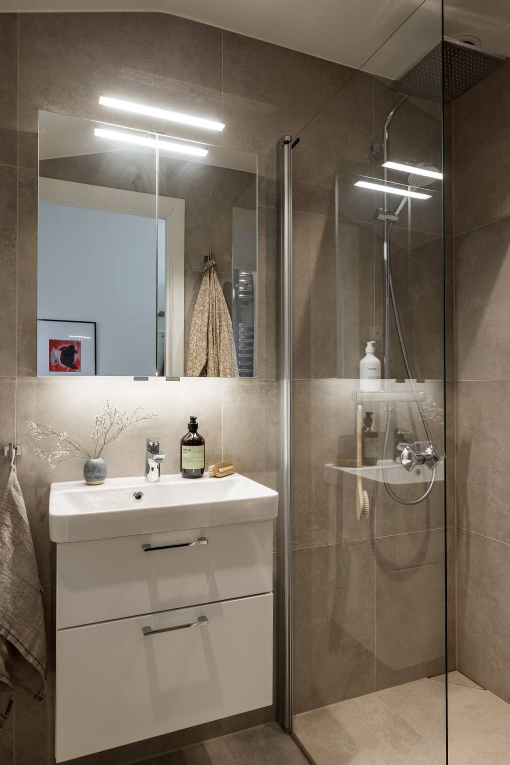salle de bain grise studio 29m2 salle de bain grise studio 29m2