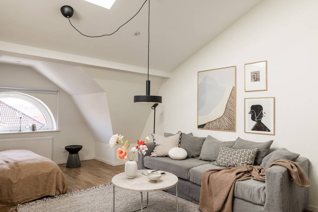 studio 29m2 mansardé décoration scandinave studio 29m2 mansardé décoration scandinave