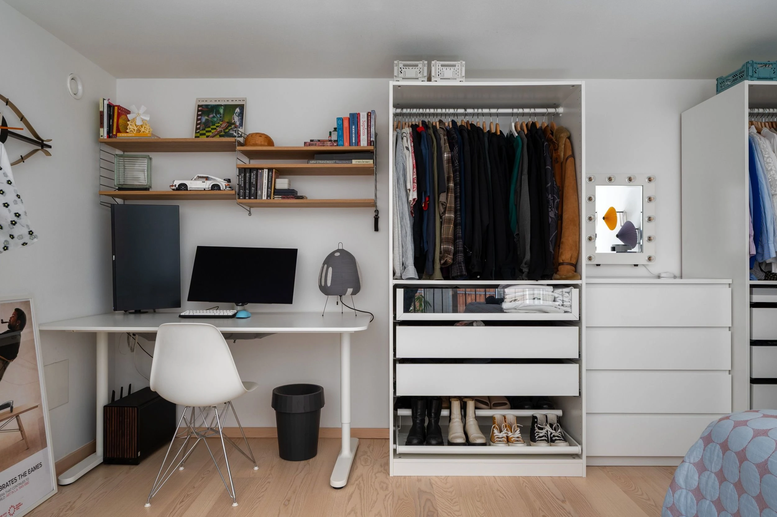 chambre avec dressing ouvert sur mezzanine deux-pièces 61m2 en duplex chambre avec dressing ouvert sur mezzanine deux-pièces 61m2 en duplex