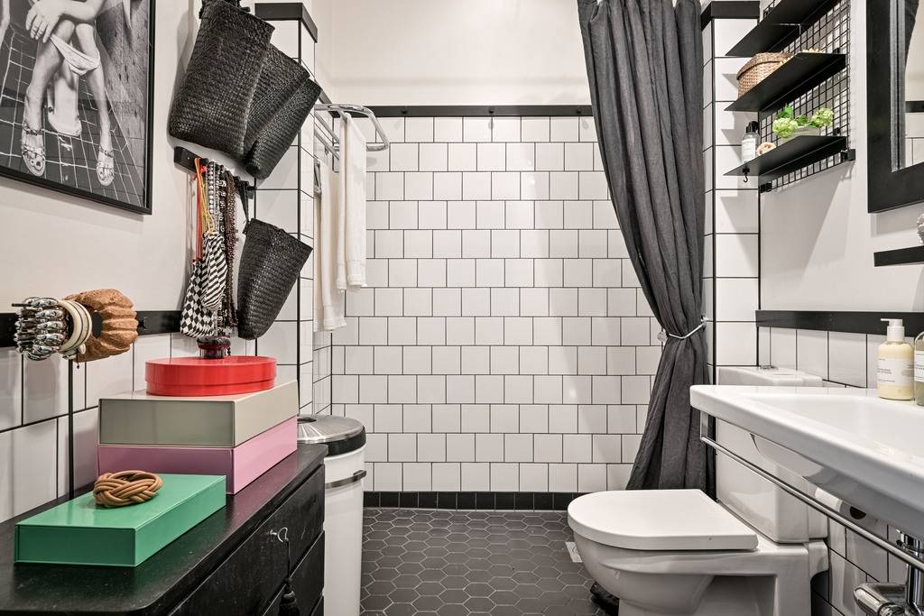 salle de bain noire et blanche salle de bain noire et blanche