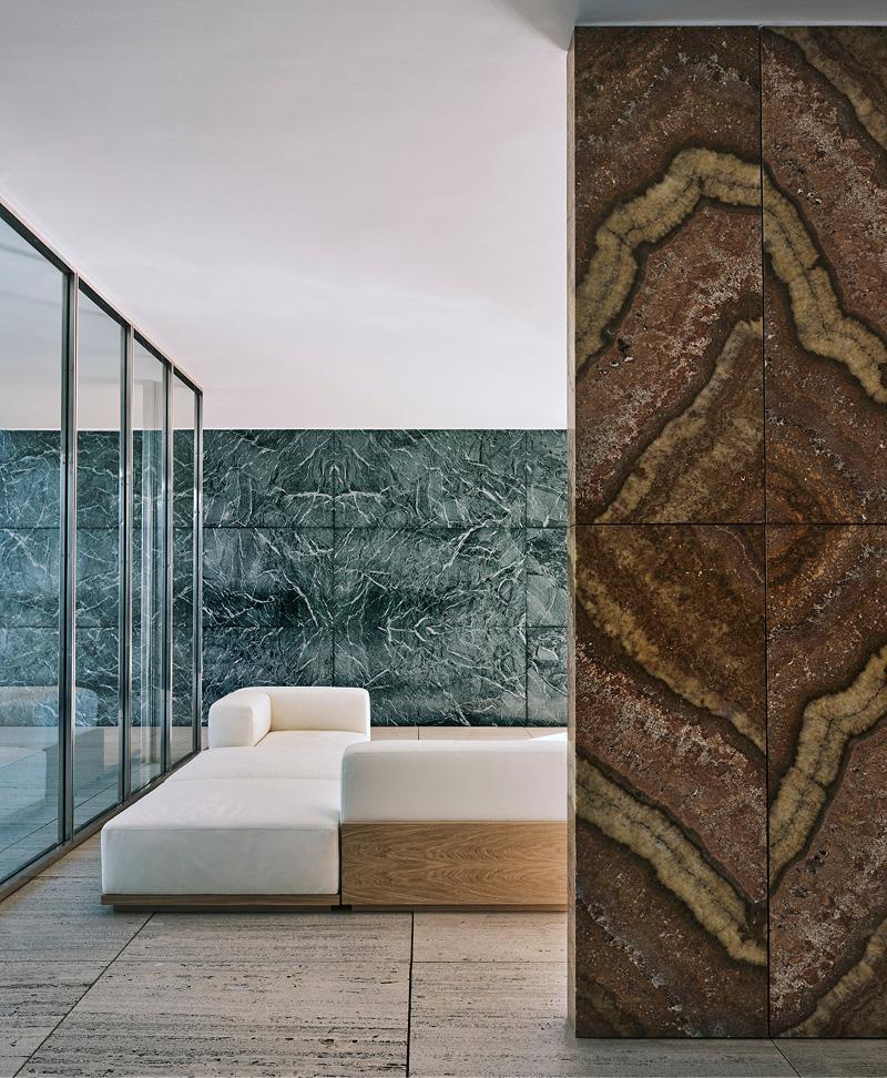 salon Pavillon Mies van der Rohe Barcelone collection Zara Home Vincent van Duysen
