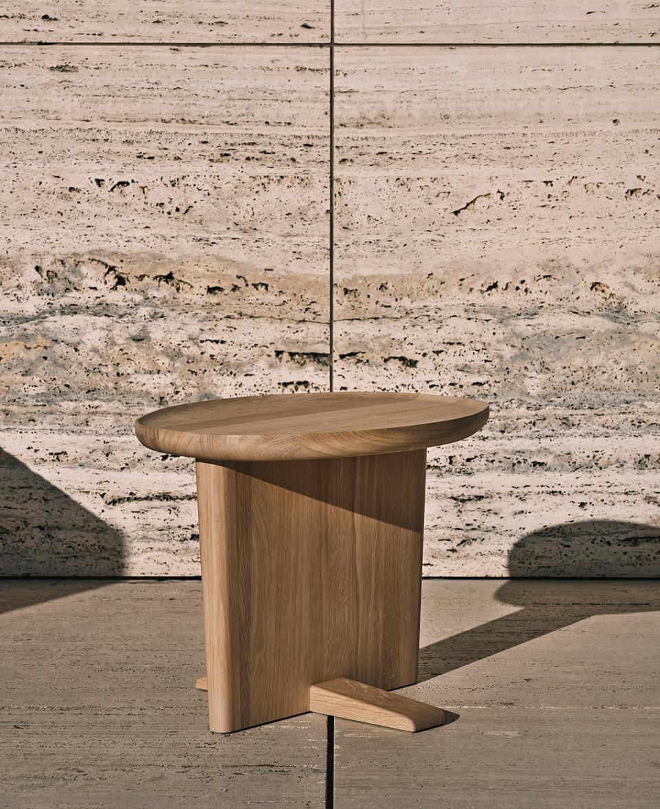 table ronde en bois