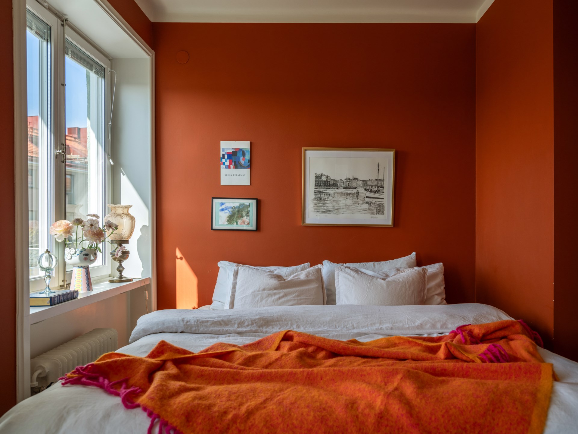 chambre décoration orange scandinave et colorée chambre décoration orange scandinave et colorée