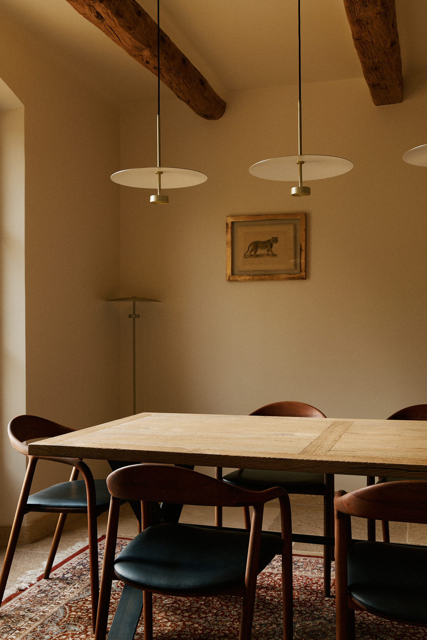 salle à manger décoration contemporaine méditerranéenne vintage Photo © Clément Gérard